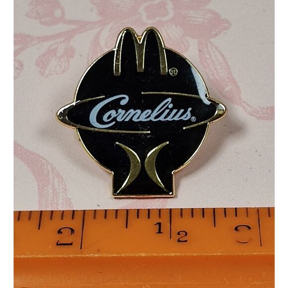 McDonalds & Cornelius Pin for a Hat, Lapel, Lanyard, Jacket or Backpack - New - Picture 3 of 3